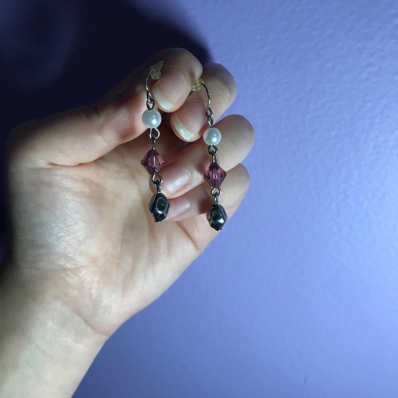 Gem Drop Earrings - Picture 3 of 3